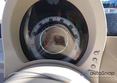 2012 Fiat 500 Pop z USA, uszkodzony, nr VIN 3C3CFFARXCT131184